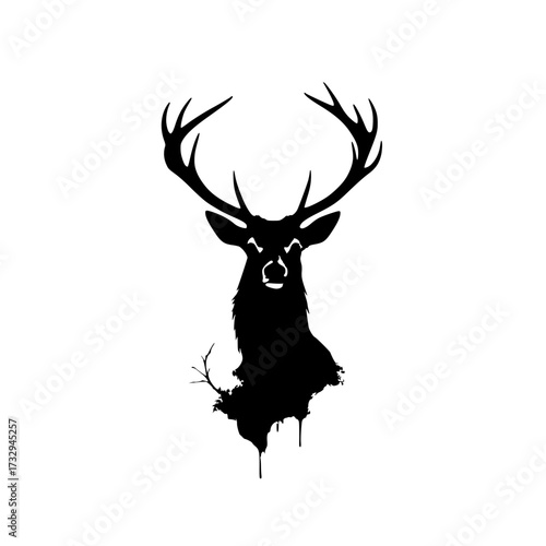 deer head silhouette