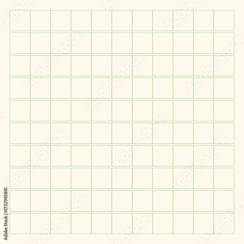 Workbook for writing hieroglyphs. Lined paper for printing. Geometric pattern for school. Realistic lined paper. Simulator for writing Chinese characters. Page of calligraphy exercises. Graph paper.