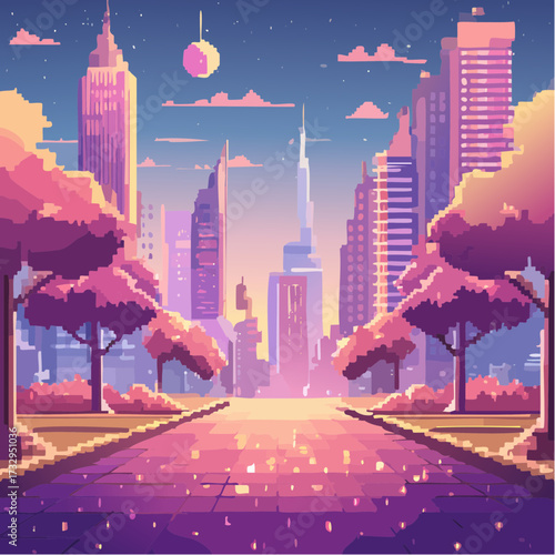 city in the night