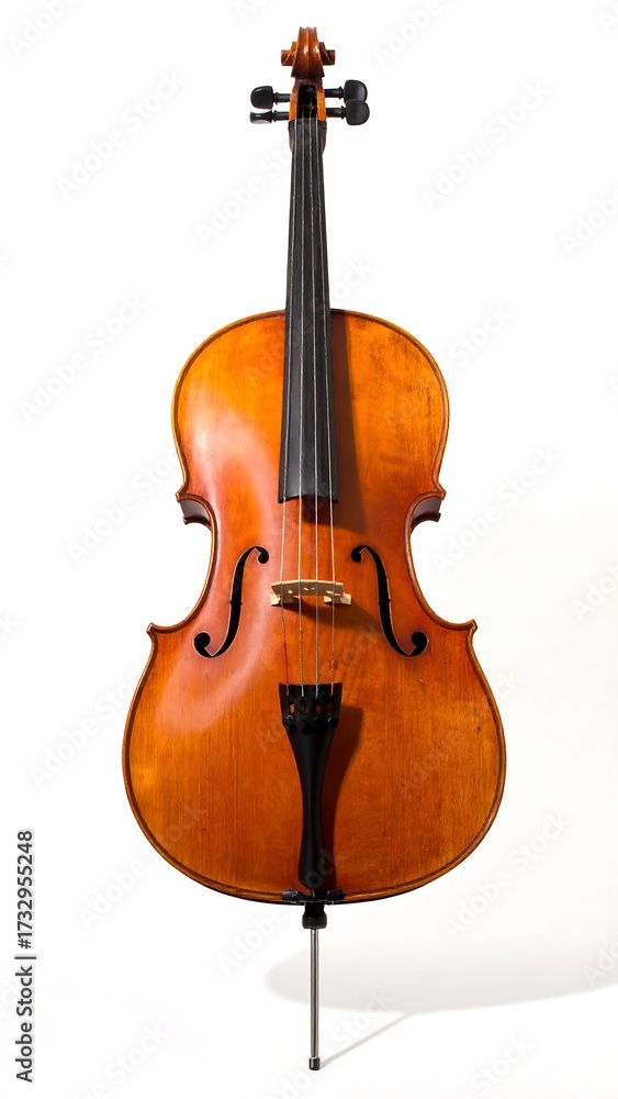 Obraz premium Full shot of a cello
