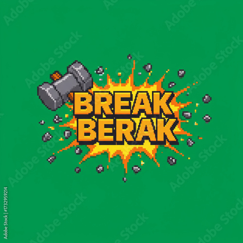 Pixel Art Text Effects Bundle - 200+ Green Screen Typography Assets for Video Editing