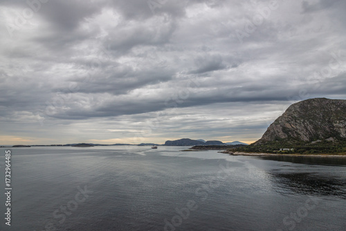 Sunrise/sunset over the Norwegian sea, close to Alesund