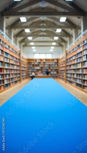 Generative AI a scholarly study hall deep focus perspective.