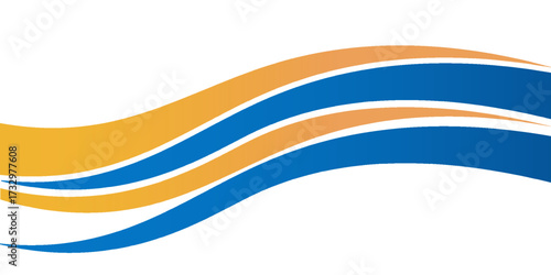 Modern banner background design. Banner template with dynamic wave shapes.eps 10