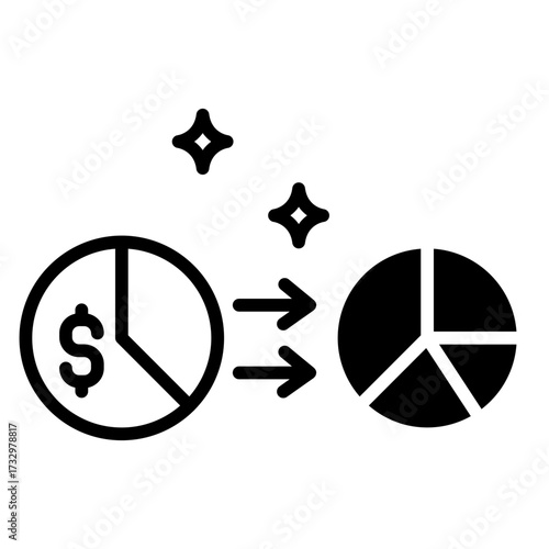 share dilution icon