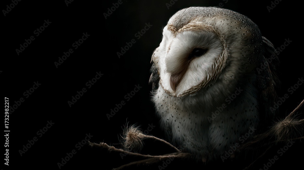 Obraz premium Barn owl close up