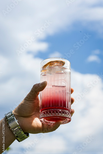 cocktail sfondo cielo 
