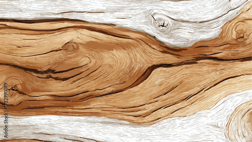 Detailed 4K Wooden Texture Background Illustration