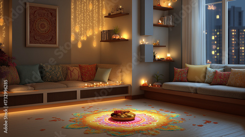 Diwali celebration home decor ideas traditional indian festival of lights decorations