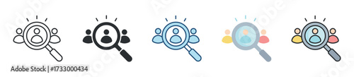 Sampling Icon Set Multiple Style Collection