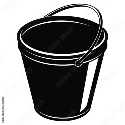 blue plastic bucket vector illustration isolated o (1).eps