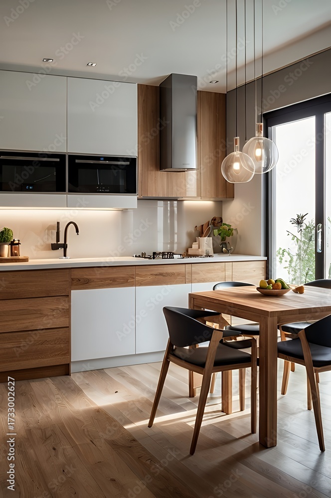 Fototapeta premium modern kitchen interior