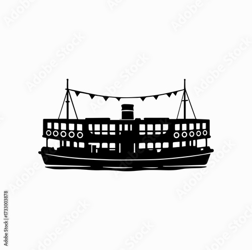 Star Ferry Silhouette – Iconic Hong Kong Harbour Boat