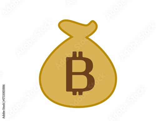 ビットコインのアイコン　仮想通貨