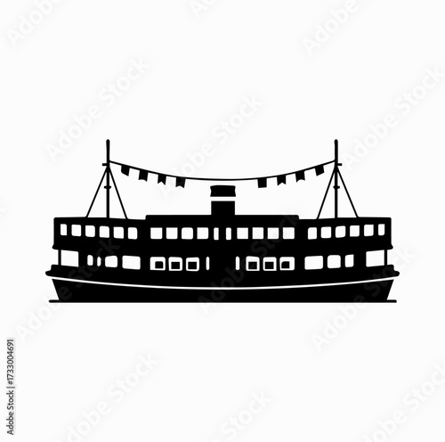 Star Ferry Silhouette – Iconic Hong Kong Harbour Boat