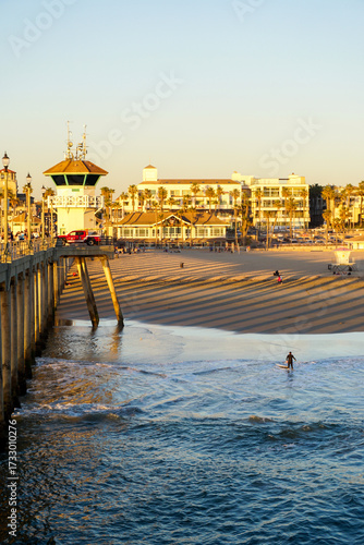pier at sunset