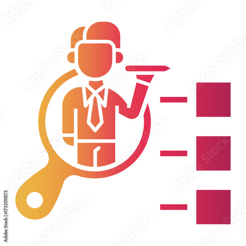 evaluation Gradient icon