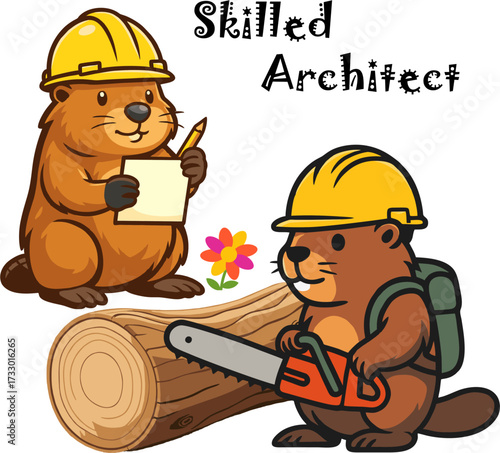 Beaver skilled architect.eps
