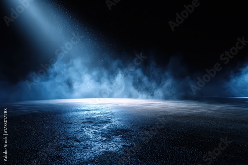 Wallpaper Mural Dramatic Spotlight On Textured Ground Torontodigital.ca