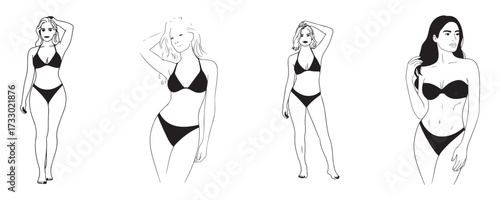 vector illustration of a woman