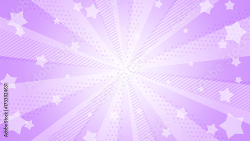 pop stars popping out light purple radiation background illustration