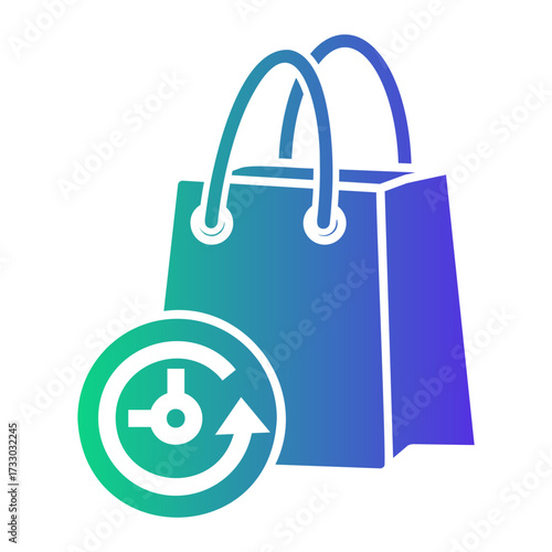 history Gradient icon