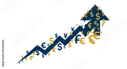Strategic Momentum: Dynamic Flat Design for Business Growth & Digital Innovation
