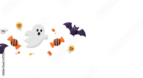 Seasonal Engagement: Playful Halloween Vector Art for Modern Marketing & Corporate Events