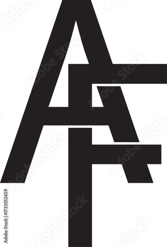 FA letter logo modern design