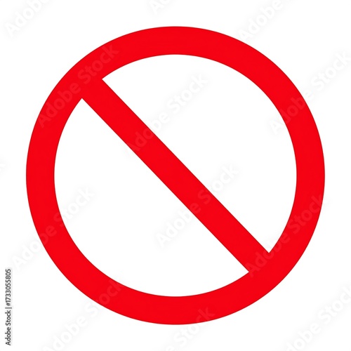 Free Download Red circle with diagonal slash - GFXLoad