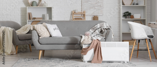 Interior of stylish living ...