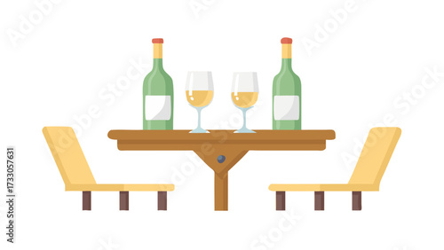 bottle and glass