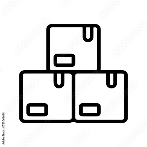 Packaging and delivery icon