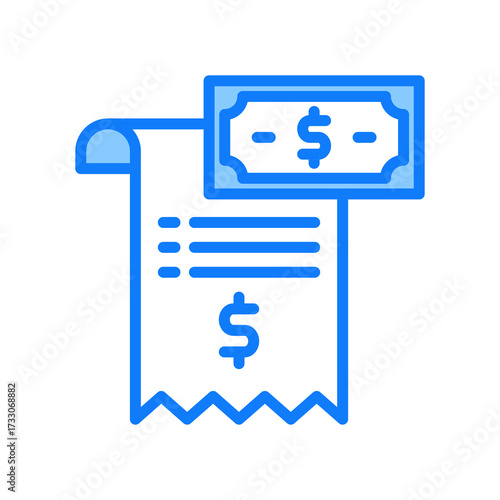 Bill blue icon 