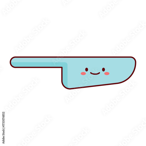 Flat Knife Travel Dining Icon
