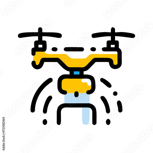 Innovative drone spraying agricultural solution for modern farming and crop protection, showcasing precision application technology