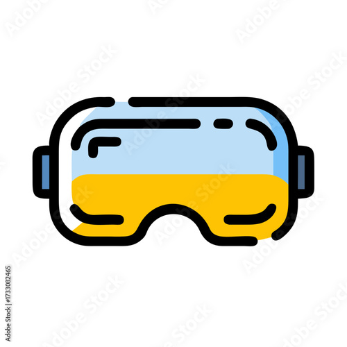 Immersive virtual reality goggles offering futuristic digital experiences for gaming and exploration
