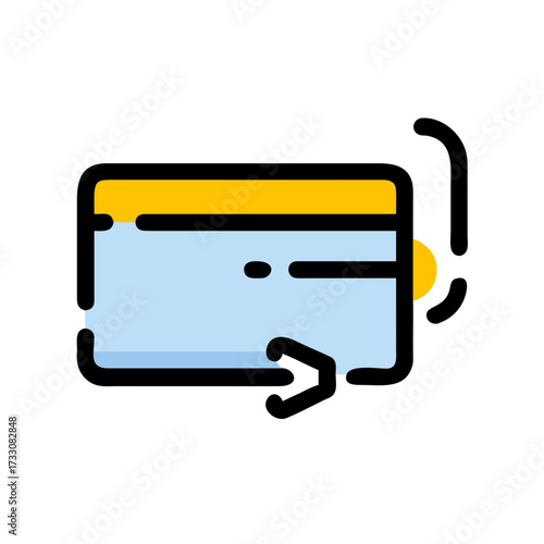 Secure payment transaction symbol representing financial transaction and digital wallet convenience for modern commerce