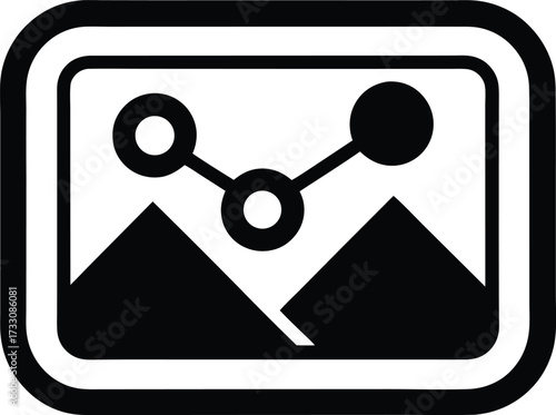 share image vector icon