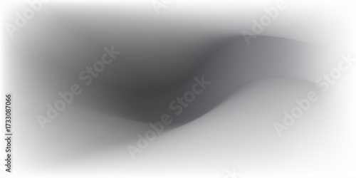 Hitam abu-abu abu perak latar belakang abstrak gelombang putih untuk desain. Gelombang cahaya, garis bergelombang. Gradien Ombre. Derau kasar deret logam disikat efek logam.eps10