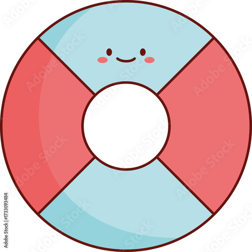 Tourism Summer Relaxation Vector Symbol
