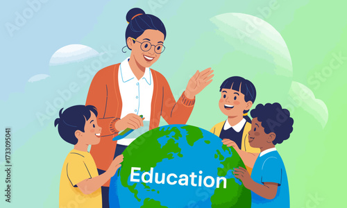 Education and Global Learning: Teacher and Children Around the World