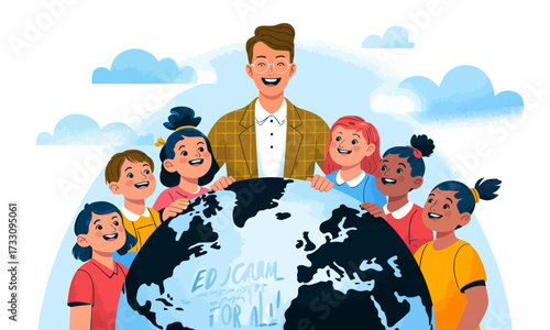 Global Education: Teacher and Children Embracing World