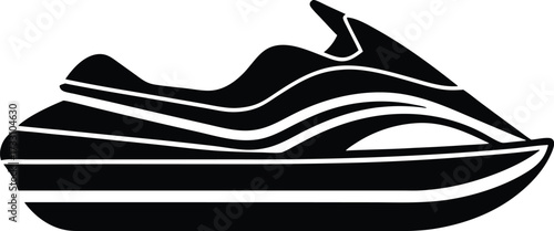 jet ski fun icon.