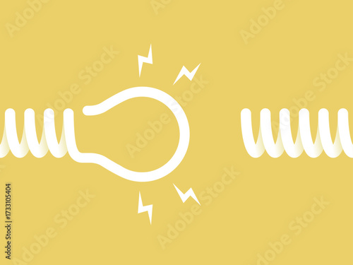 電球　ネオン　イラスト
