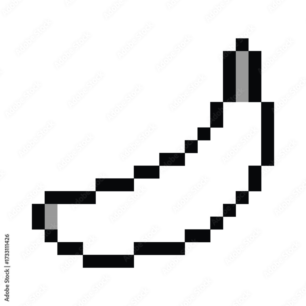 Fototapeta premium Banana Pixel A