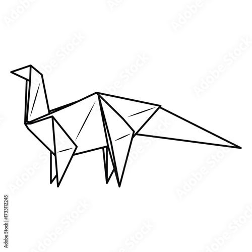 Dinosaurus Origami