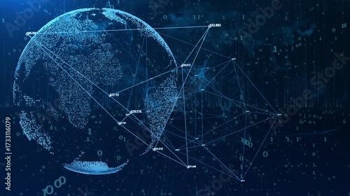 World network global technology global world network. Global network connection and data connections concept 