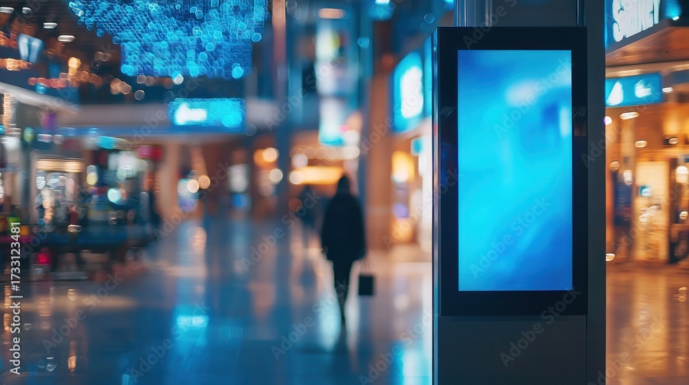 Fototapeta premium Digital display shopping mall