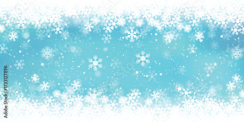 雪　クリスマス　冬　光　背景